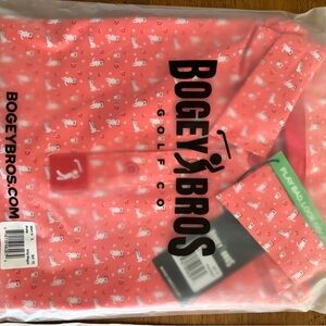 Bogey Bros Men's Pink Polo Shirt